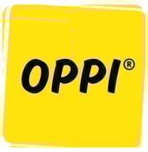Edukacinių žaidimų Oppi kompanijos logotipas