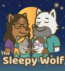 sleepy wolf podcast for kids