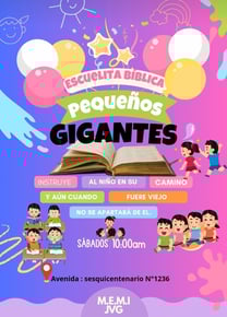 escuelita biblica pequeños gigantes
