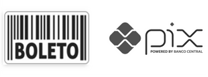 Pagamento com boleto e pix