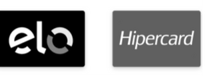 Pagamento com elo e hipercard