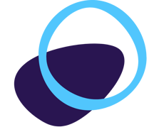 Abstract circular icon representing creative and modern user-focused websites and branding