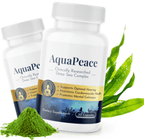 A bottle containing a formula that supports ear health