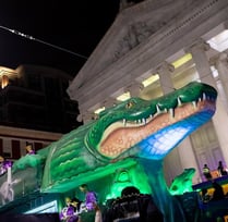 Mardi Gras 2023: the ALLA Gator float--Krewe of ALLA (https://kreweofalla.net/index.html)