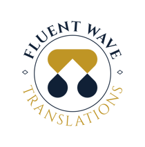 Fluent Wave Translations logo