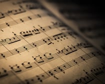 Partitura del repertorio