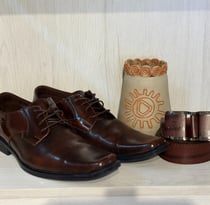 Zapatos cafes para hombre
