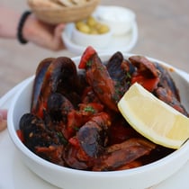 mussels in tomatosauce