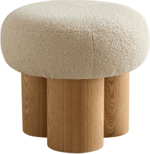Mushroom Stool Modern Fabric Ottoman Foot Rest amazon