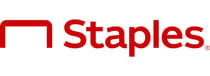 Staples logo.