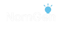 Logo de NomGen, générateur gratuit de noms de marque originaux pour entreprise, startup, produit ou site web