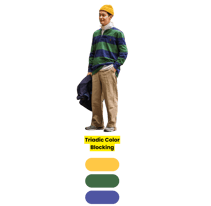 Triadic Color Blocking