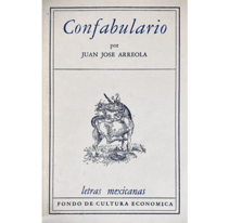Portada del libro Confabulario.