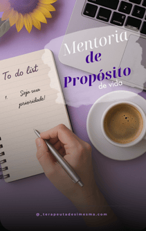 Lilac background with coffee, sunflower, and a hand writing “To Do List – 1. Be your priority