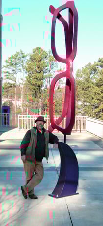 Spectacle, sculptor/artist Jeff Hackney, Optix Eye, Durham, NC