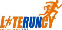 Literuncy: Run for Literacy logo