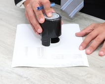 Stamped affidavit