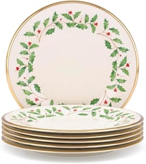 Lenox Holiday Dinner Plate Set