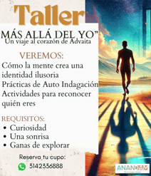 Contenido del Taller Más allá del yo Anandam