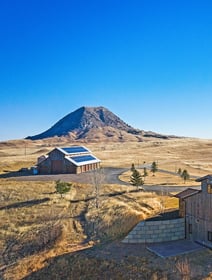 View of Barn in Sturgis South Dakota