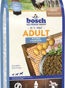 Canideo croquette pour chien Bosch HPC Adult avec poisson et pommes de terre - Croquettes pour chien