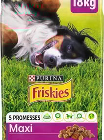 Canideo croquette pour chien Purina Friskies Maxi au Bœuf Croquettes pour Chien Adulte de Plus de 25