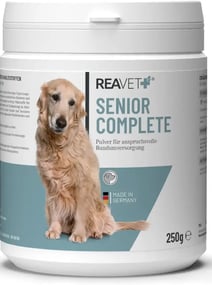 Canideo ReaVET Senior Complete Poudre Vieux Chiens compléments Alimentaires pour Chiens Seniors