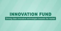 green and white background with the words "innovation fund"