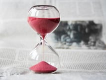 ampulheta tempo relógio