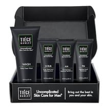 a box of three different types of skin care products