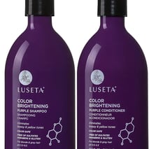 Luseta Purple Shampoo and Conditioner Set for Blonde, Gray - Color Treated Hair - Sulfate Free Parab