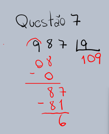 Questão 7