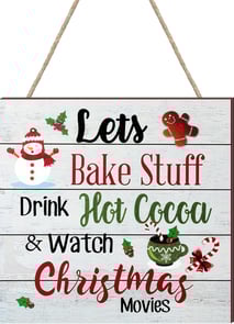 Christmas Hanging Wooden Sign