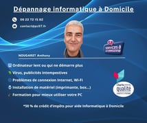 depannage a domicile informatique flyer