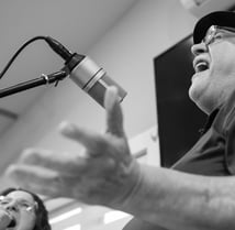 Mike singing