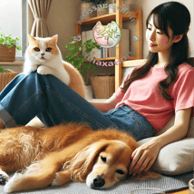 Relaxation avec son animal