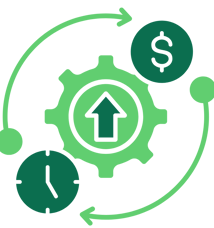 An element signifying a cycle for a tampa bay commercial real estate website