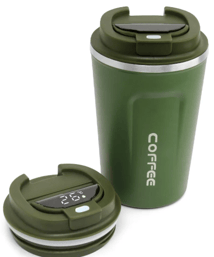 Copo térmico com display coffee café
