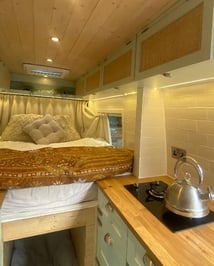 Campervan inside - vanlife