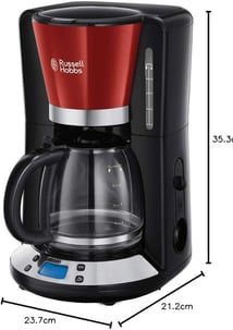 cafetera de filtro russell hobbs cafetera russell hobbs colours plus cafetera russell hobbs