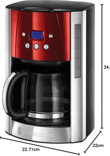 cafetera de filtro russell hobbs cafetera russell hobbs luna red cafetera russell hobbs