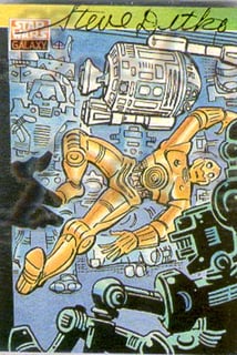 Steve Ditko signed comic star wars galaxy