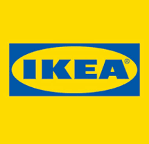 a yellow and blue logo for the ikea store