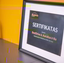 BestDrive - sertifikatas