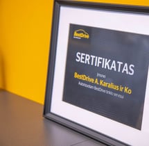 BestDrive sertifikatas