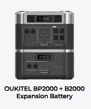 Oukitel BP2000 + B2000 Espansion Battery