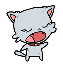 drawing cat