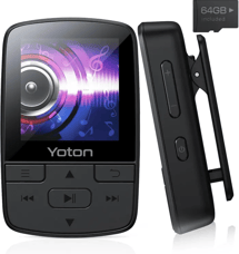 YOTON Reproductor MP3 de 64 GB con Bluetooth 5.2