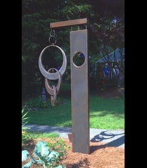 Looking public art sculpture by Jeff Hackney