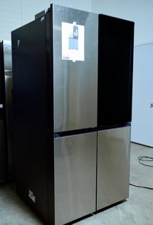 French door refrigerator with built in TV at Appliances for Less in Tucson, Az.